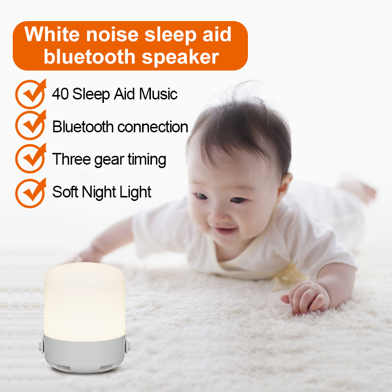 Big Discount New Portable Table Lamp Baby White Noise Sound Machine with Timer Soothing 40 Songs LED Night Lights
