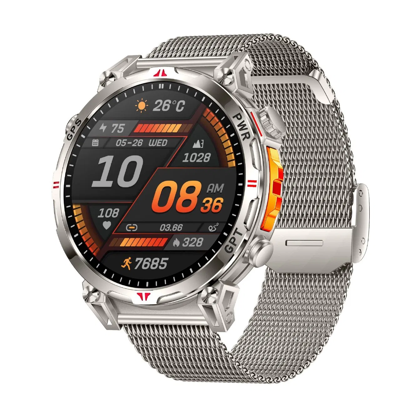 Умные часы с измерением пульса, давления и GPS