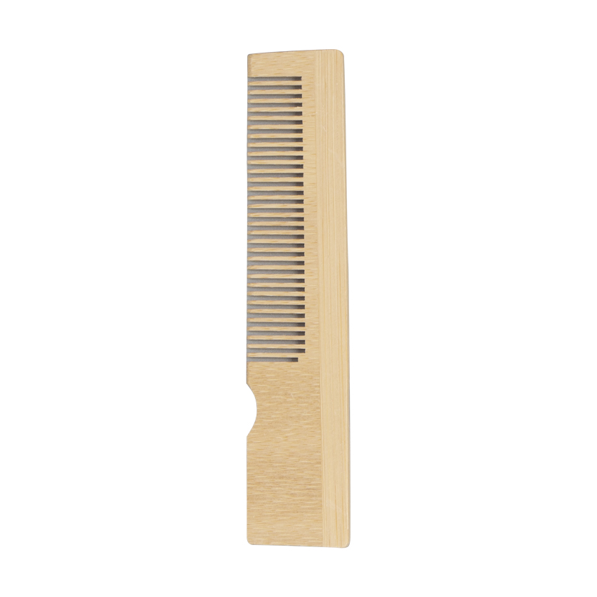 Custom Logo Eco-Friendly 5 Star Hotel Bathroom Amenities Bamboo Hair Comb