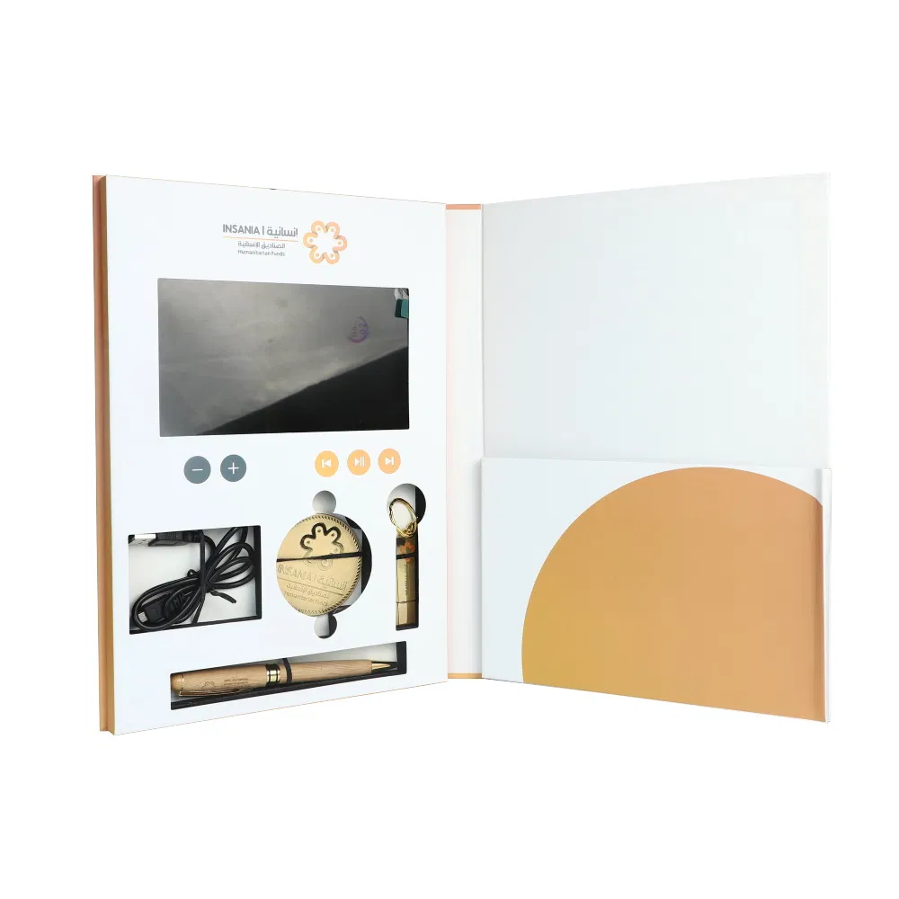 Custom Design LCD Screen Video Album