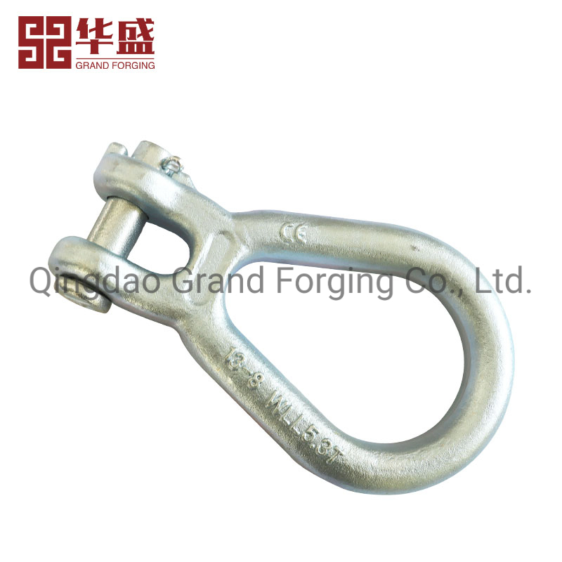 Hot Forging Galvanized Forged Steel 13-8′ ′ 10-8′ ′ 7/8-8′ ′ Clevis Pear Shape Link