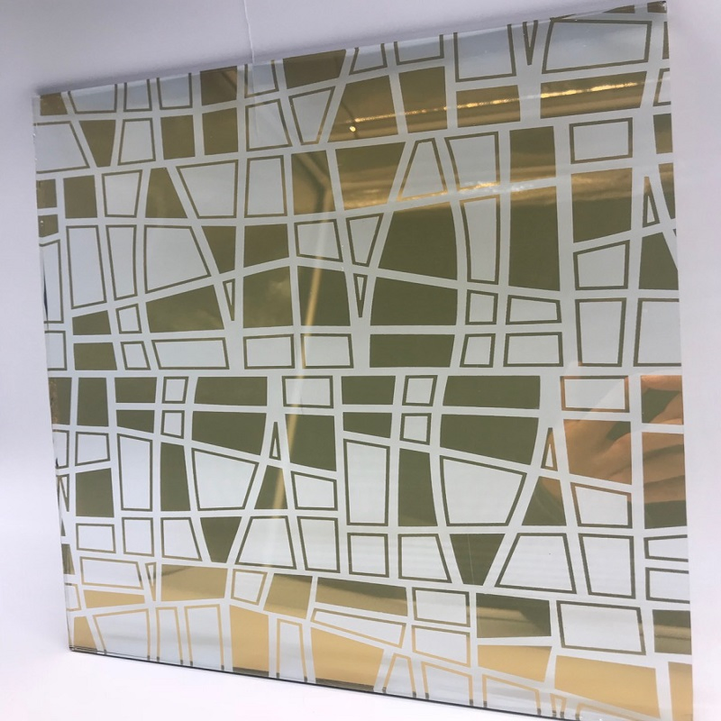 Fation Modern Stained/Fused/Art Decorative Glass for Wall Decoration/Door/Office Partition