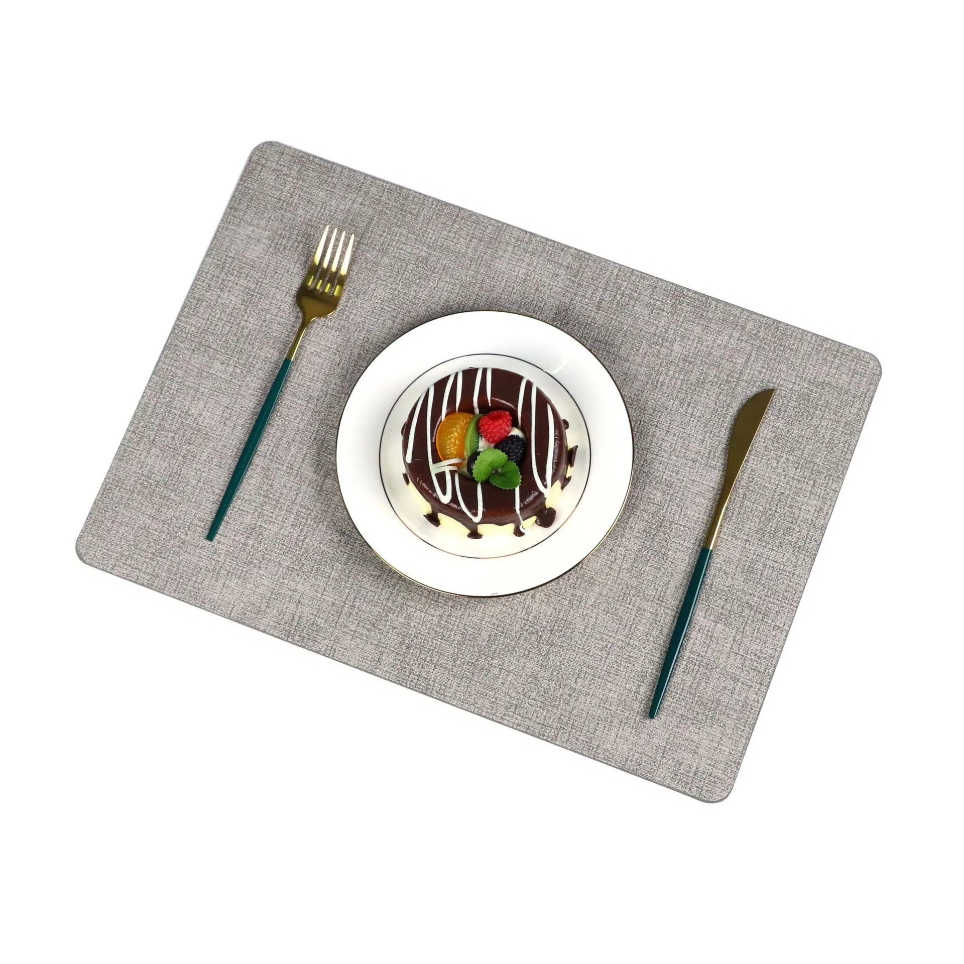 Extra Large Custom Printed OEM Silicone Kitchen Placemats Christmas Waterproof Desk Mats Classic Style Dining Placemats