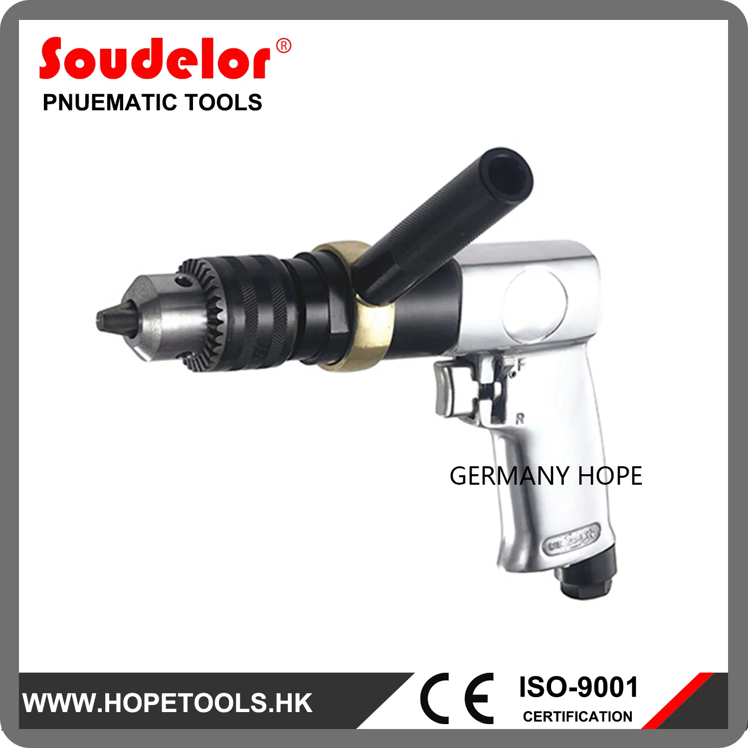 Пневматическая дрель 1/2" SOUDELOR UI-6102