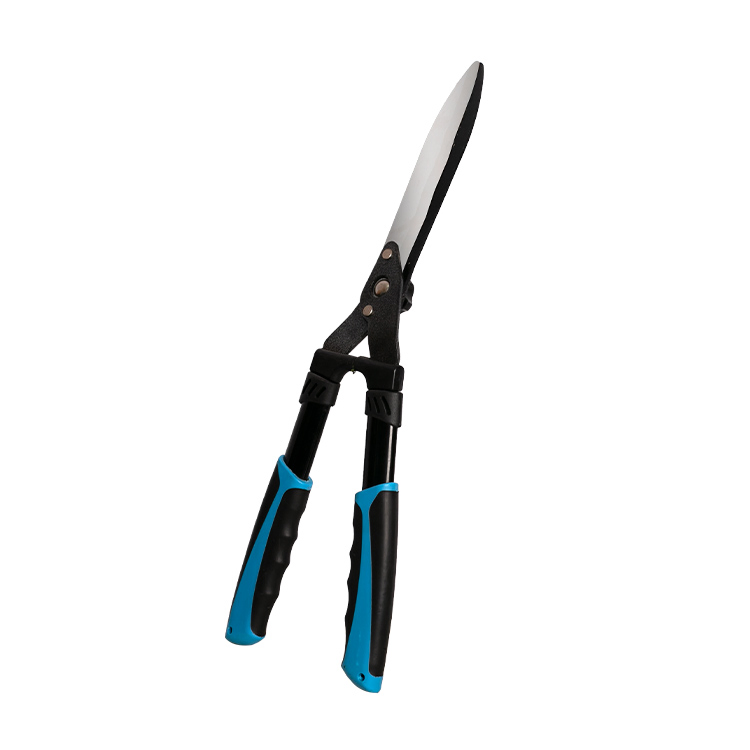 Fixtec High Quality 710-910mm Ratchet Hedge Shears 6mm Garden Grass Telescopic Hedge Shears