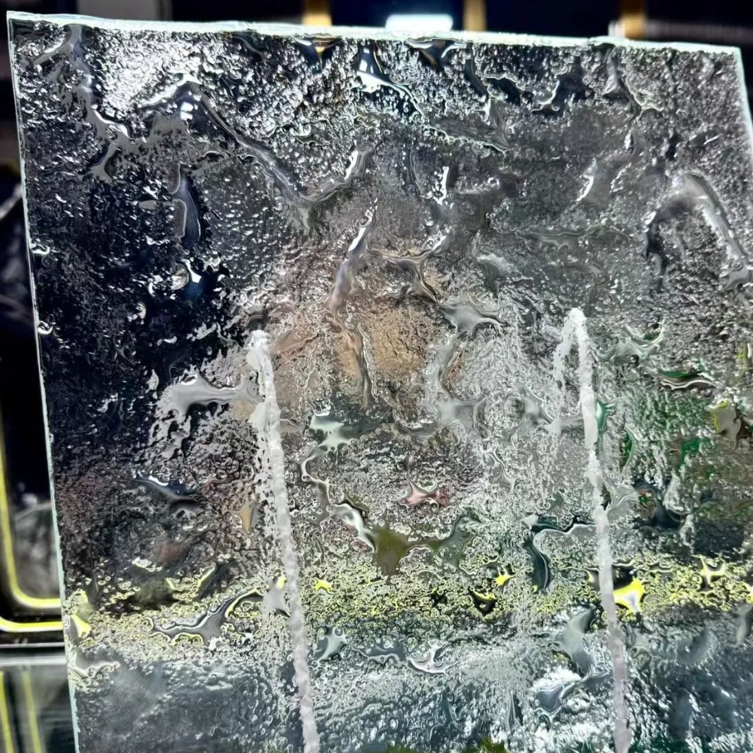 Fusing/Hot Melting/Cast/Art Building Decorative Furniture Balustrade Glass Panel Design