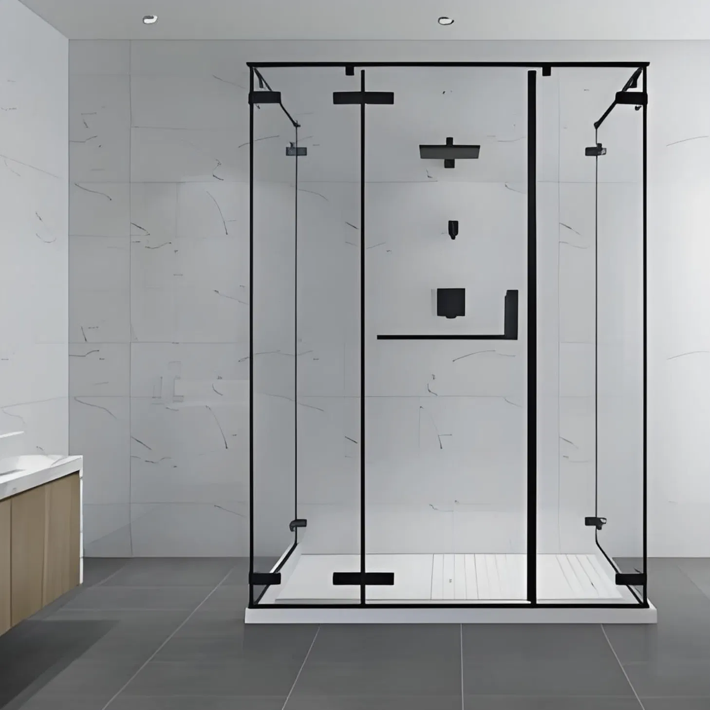 OEM Quality Shower Room Glass - High Safety and Customization Options