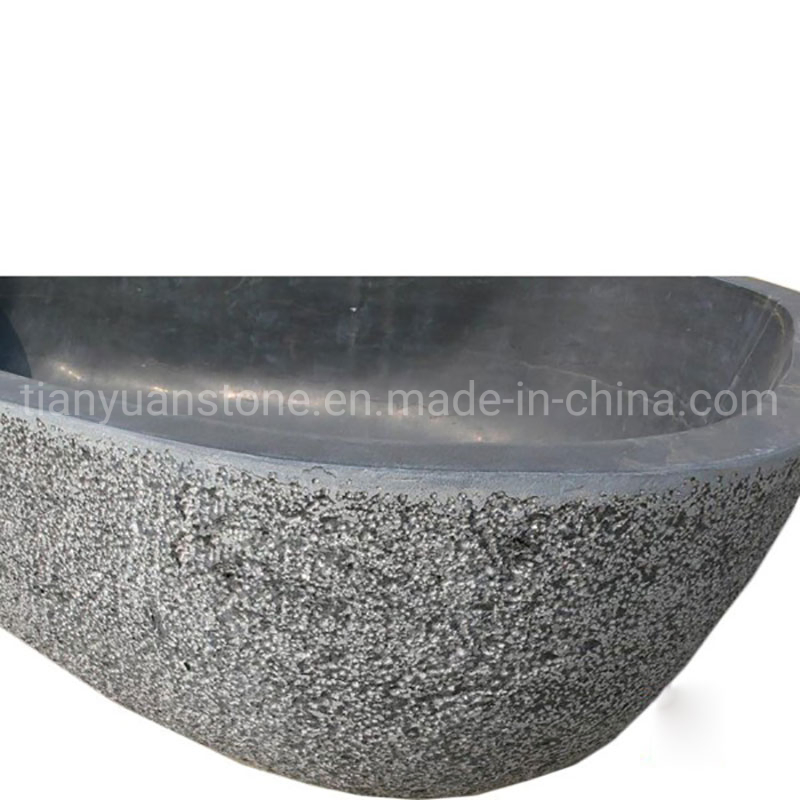 Natural Stone G654 Dark Grey Granite Bathtub for Home Hotel Bathroom