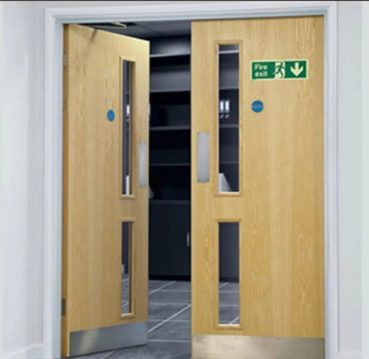 Industrial Heavy-Duty Fireproof Exit Door for Safety Compliance