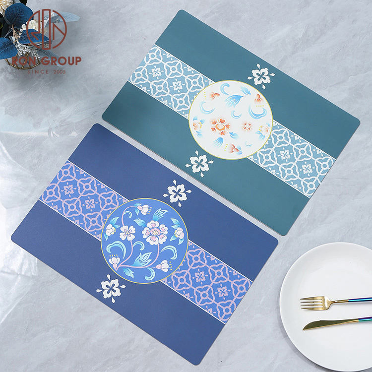PVC Dining Round Waterproof Restaurant Events Tableware Table Mat