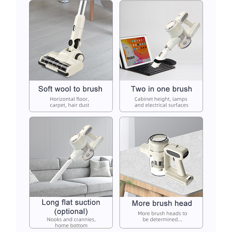 Vaccume Cleaner 2 in 1 Cordless Stick Vacuum Cleaner for Home