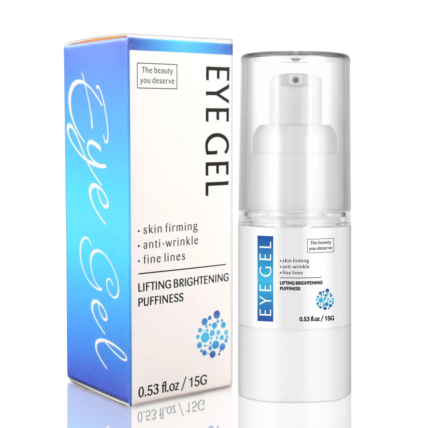Vitamin Firming Wrinkles Fine Lines Dark Circles Eye Gel High Quality Peptide Eye Bags Removal Anti Aging Nourish Cream