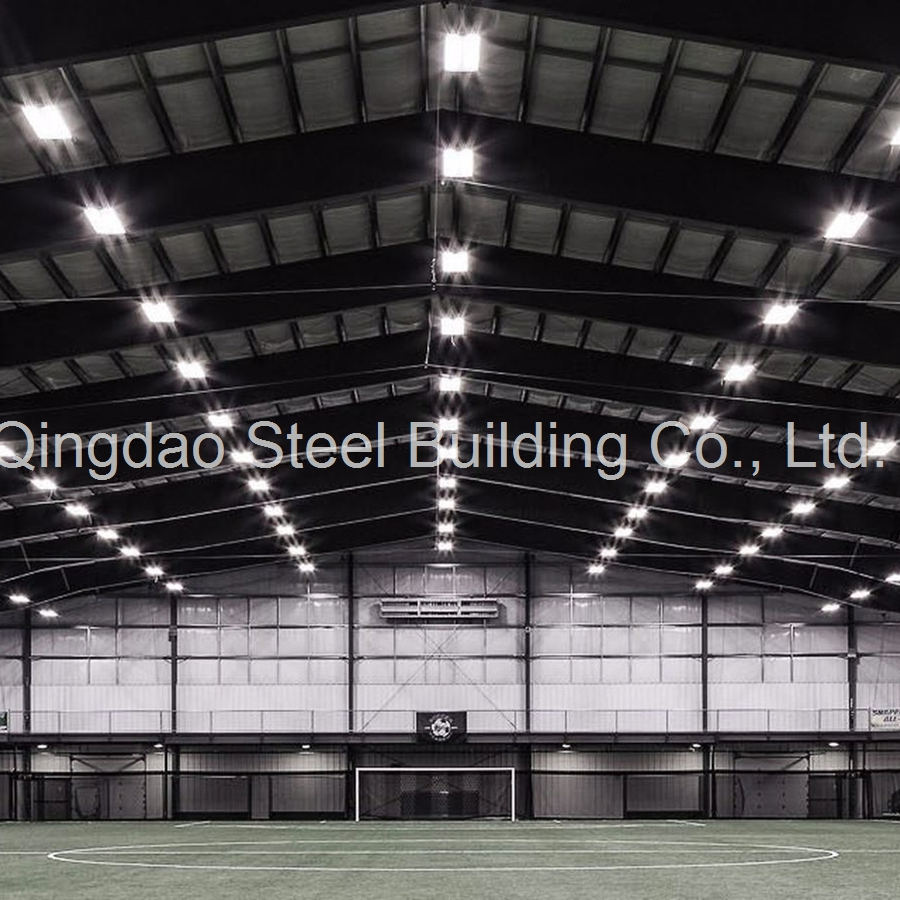 Prefabricated Steel Structure Indoor Badminton Court Steel Structure Football Court Sport Hall