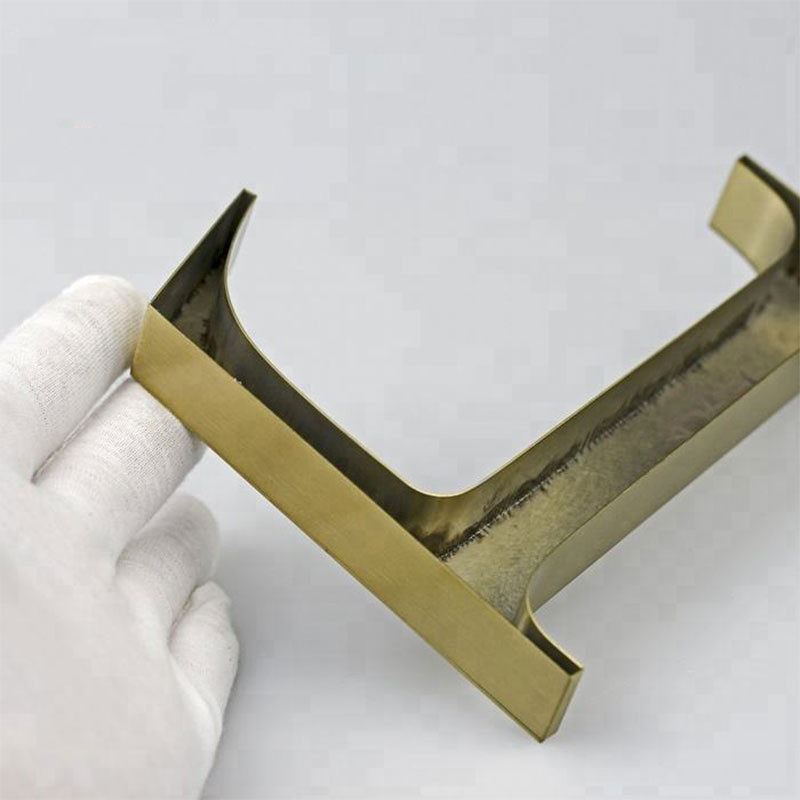 Stainless Steel Fabricated Letter Brass Plating Channel Letters