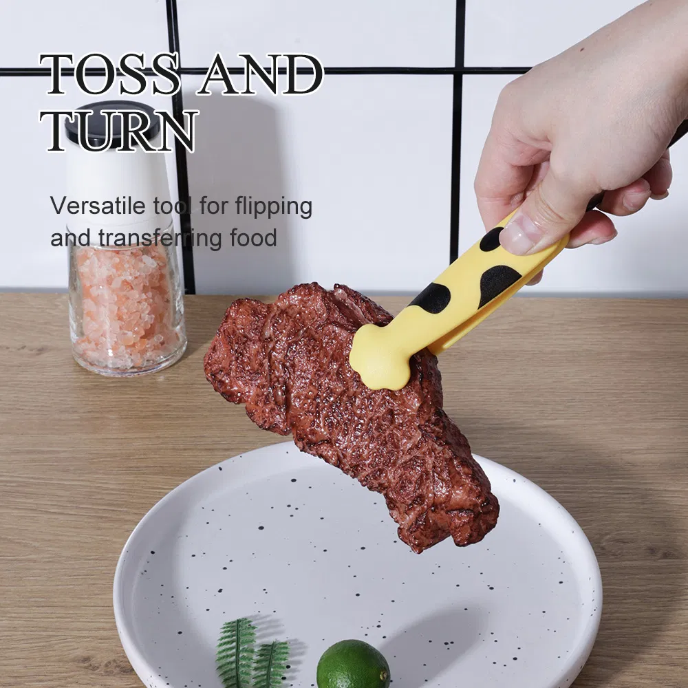 Durable Stainless Steel Kitchen Tongs for Cooking and Serving Food