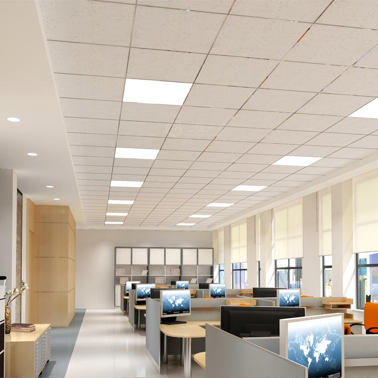 Discount Acoustic Mineral Wool Ceiling Tile for Building Decorative Material