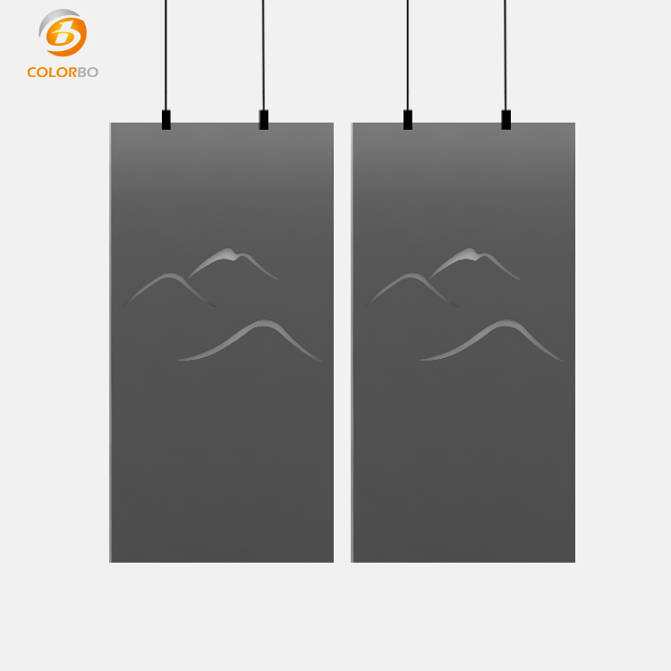 High performance 2400*600 mm Sound Absorption Space Partition Customized PET Office Furniture Screen