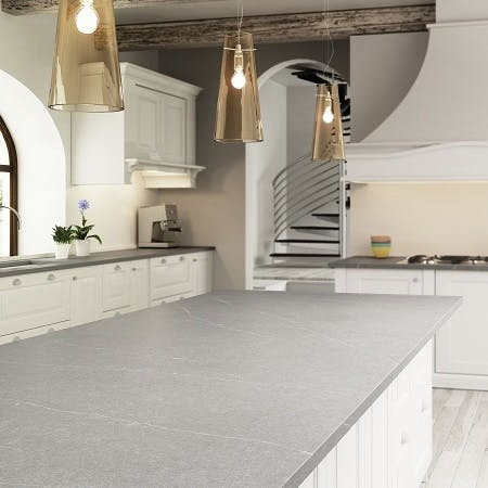 Quartz Slab Grey Black Beige White Black Artificial Quartz Stone for Kitchen Countertop Vanity Tops Table Tops