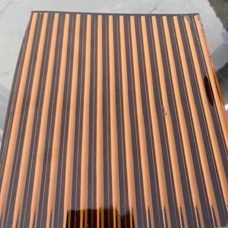 Bronze/Euro Grey/Gold Color/Coloured /Colorful Reed/Ribbed Glass for Doors /Windows/ Wall Partitions