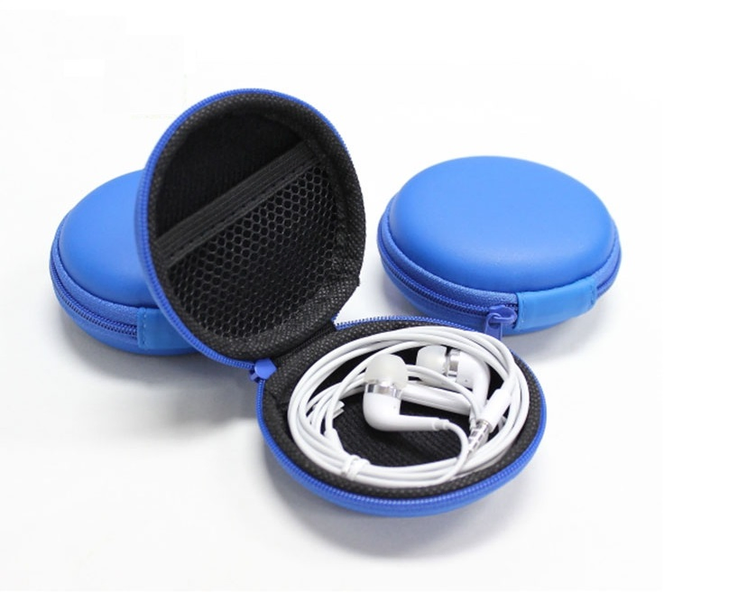 Круглый жесткий чехол для наушников