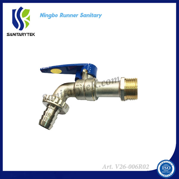 Латунный шаровой кран с накидной гайкой и замком V26-006R02