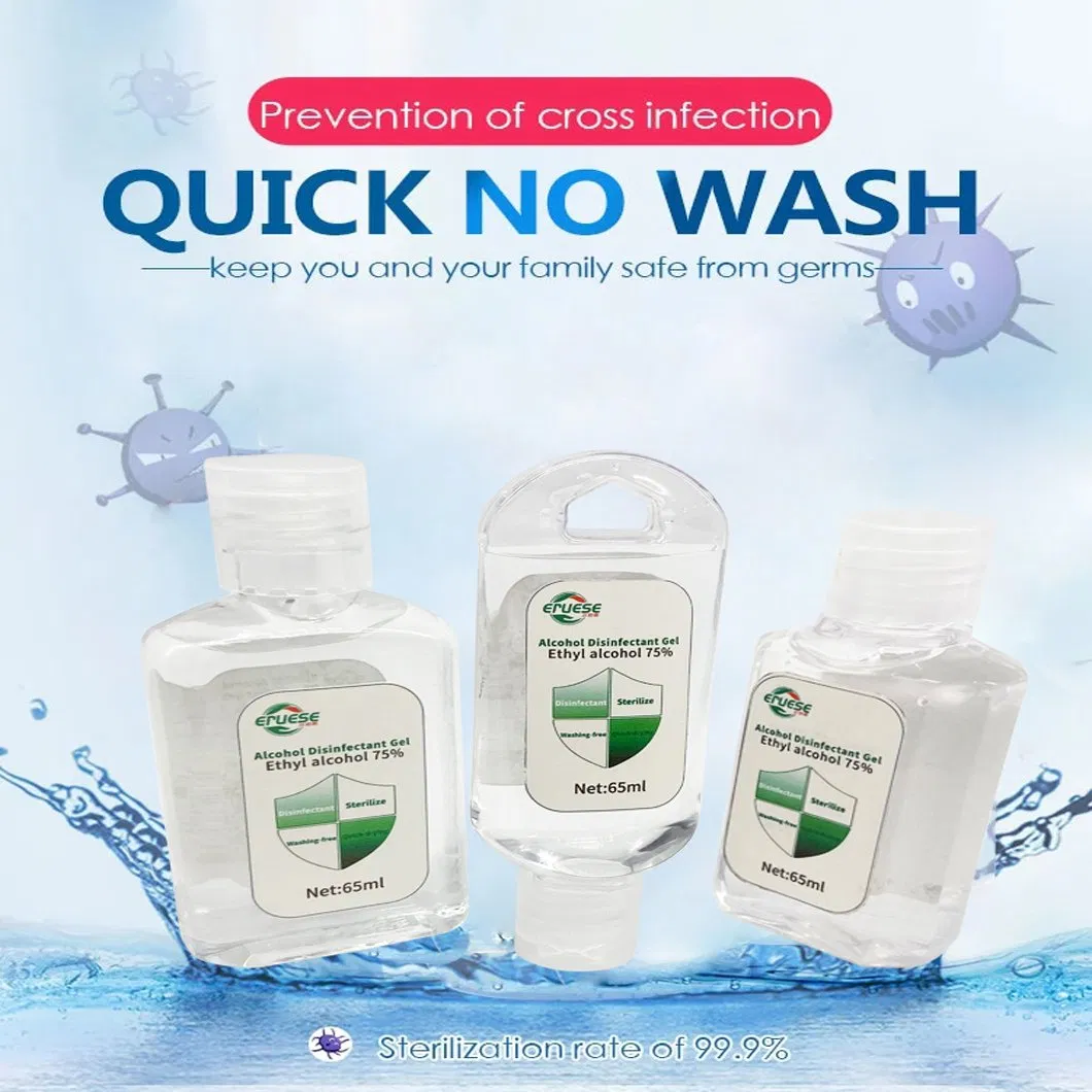 Anti-Bacteri 65ml Hand Sanitizer Gel for Adults