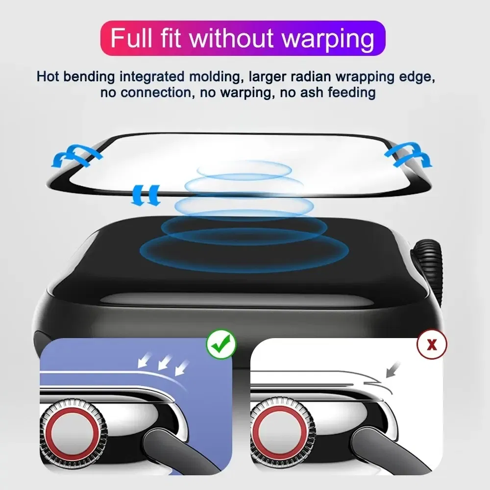 Защитная плёнка Ultra Clear для Apple Watch Ultra 2, S10, S9, S8