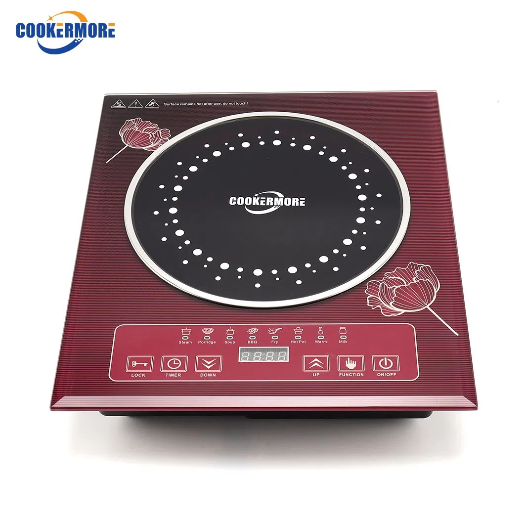 Matcha Color Electric Induction Hob 2200W Touch Control Cooktop Slim Induction Stove Single Induction Cooker