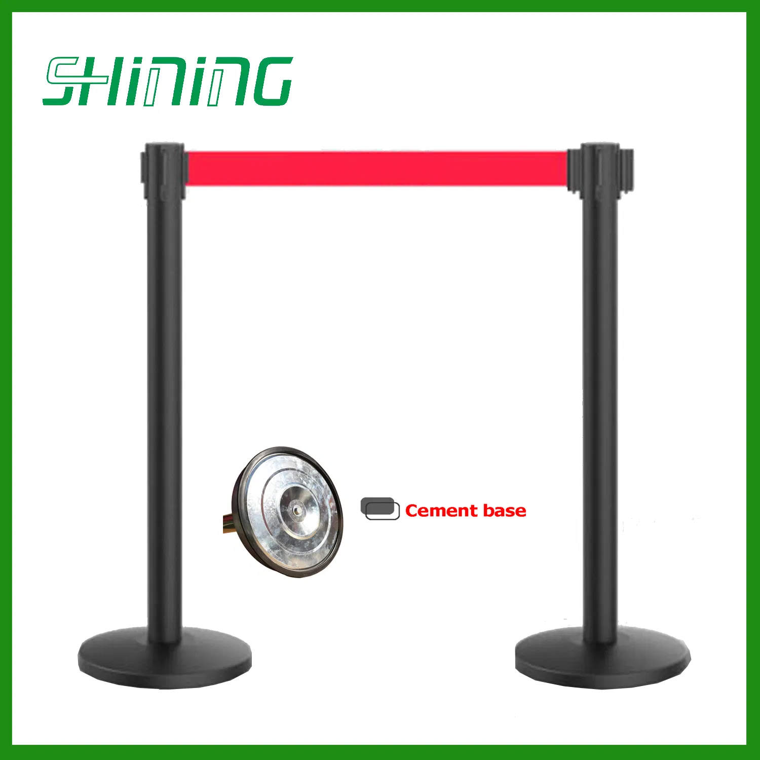 Stainless Steel Queue Barrier with Retractable Belt