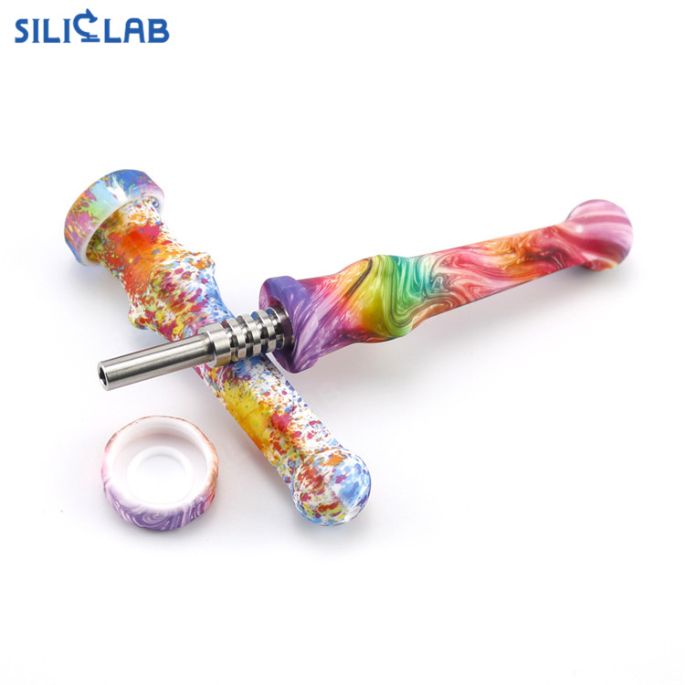 Geek Stoner Oil Glass Bubbler Nectar Concentrate Collector Pipes Tobacco Smoking