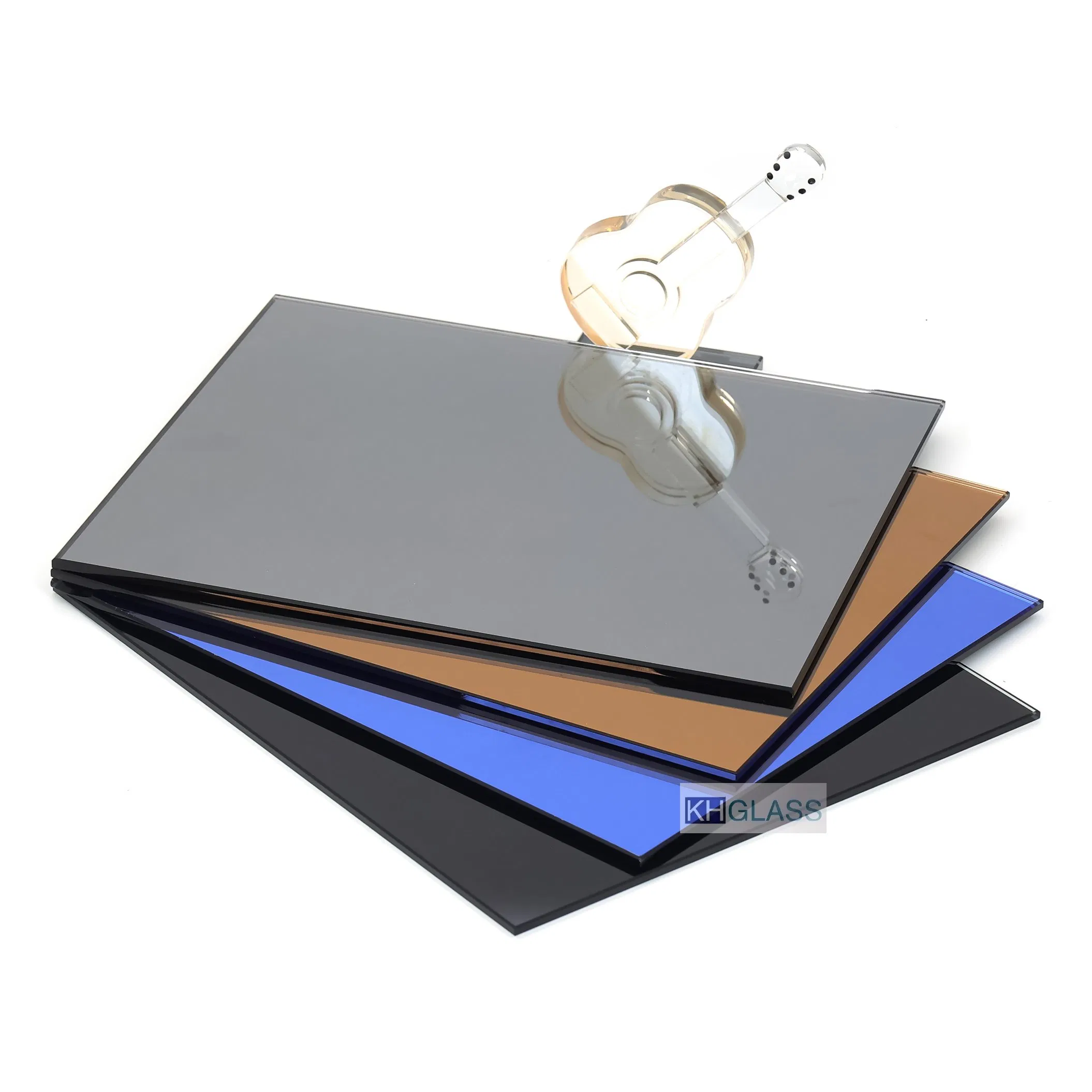 1.8 to 25mm Ultra Clear/Dark/Black/Bronze/Blue/Green Tinted Float Tempered Laminated Reflective Glass for Mirror Door Windows Furniture Building Glass