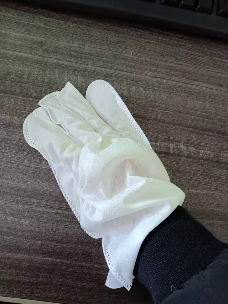 Disposable Non Woven Washing Gloves, Disposable Nonwoven Cleaning Mitts