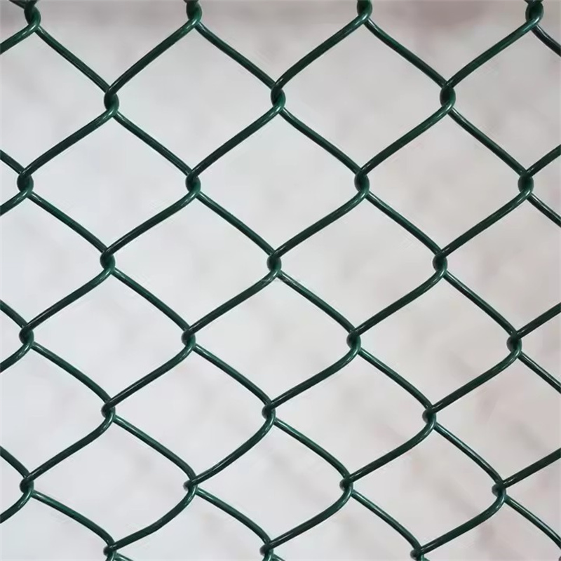 Hot Sales PVC Coated Black Used Product Outdoor Basketball Court Chain Link Fence