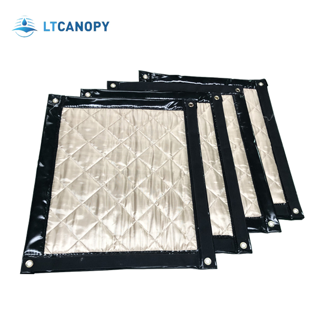 Litong Waterproof Anti-UV PVC Tarpaulin Easy Install Collapsible Outdoor Sound Barrier Curtains