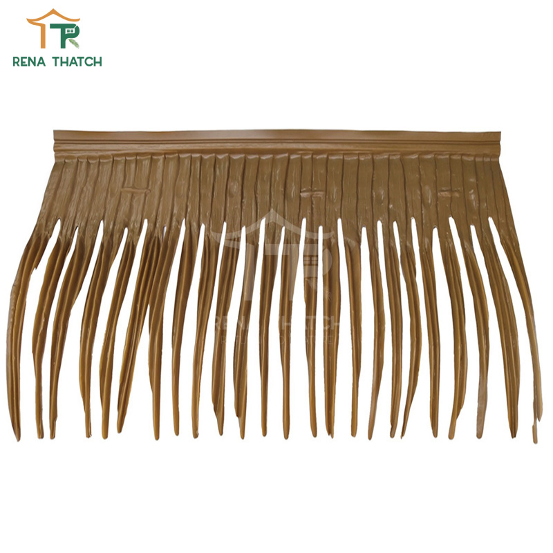 Eco-Friendly Plastic Artificial Thatch Synthetic Palm Fiber Palm for Decoration