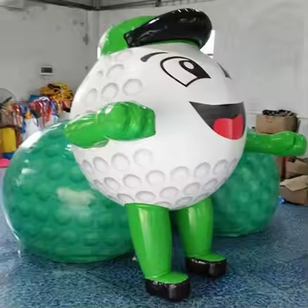 Boyi Custom Moving Advertising Inflatable Mascot Golf Suit Costume