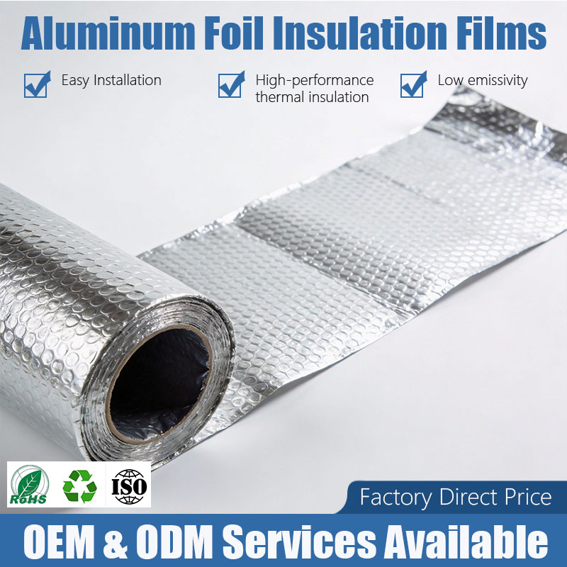 Factory Direct Supply Aluminum Foil Insulation Films for Building Construction