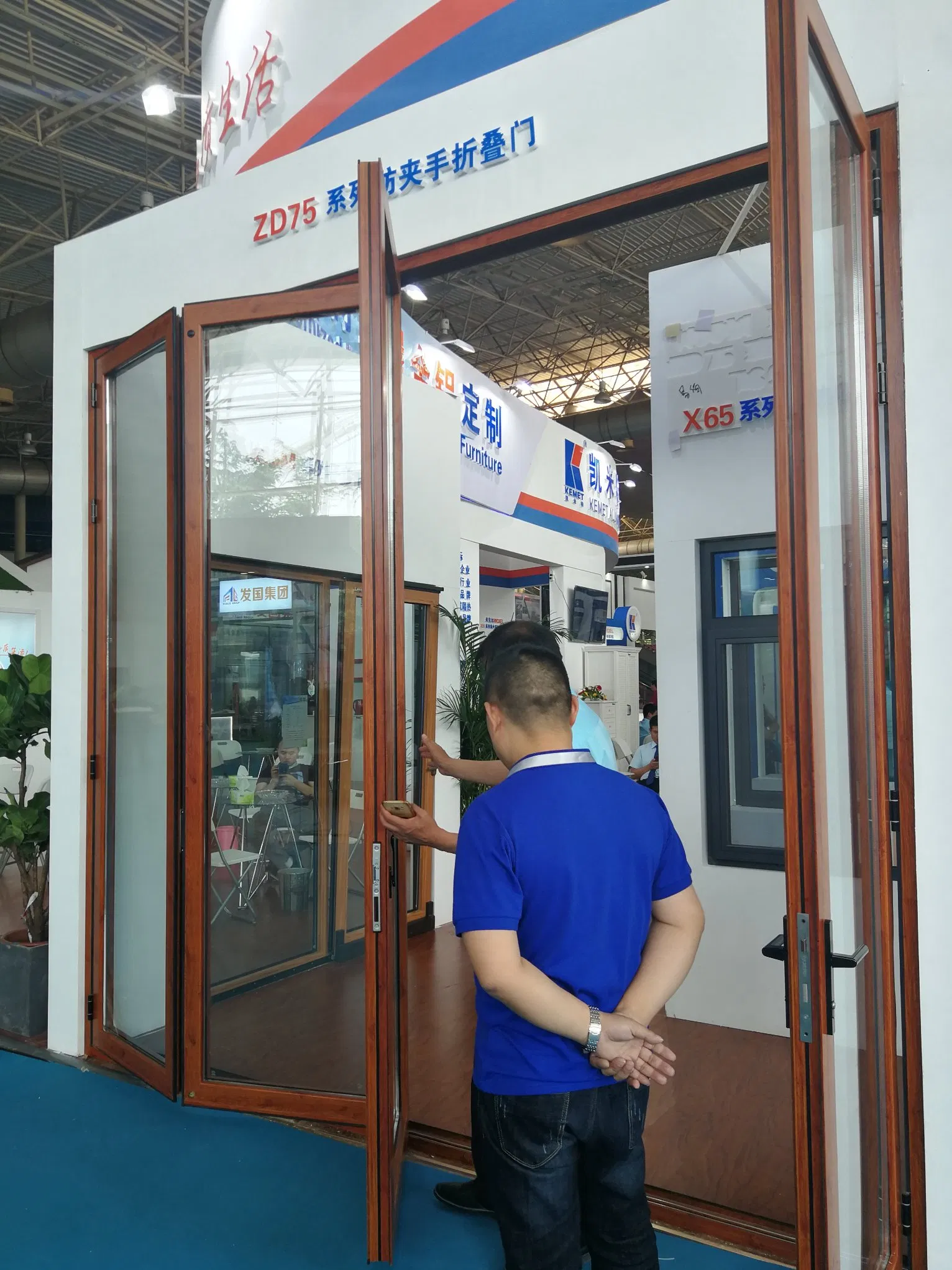 China Supplier Aluminum Profiles Composite Door for Construction Aluminum Door