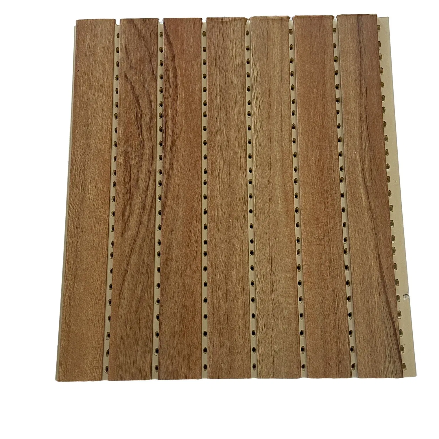 Sound-Absorbing Decorative 3D Wood Slat Acoustic Panel for Interior Wall and Ceiling