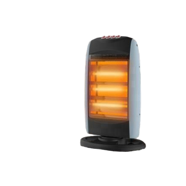 Versatile Halogen Heater with Adjustable Power and Safety Switch