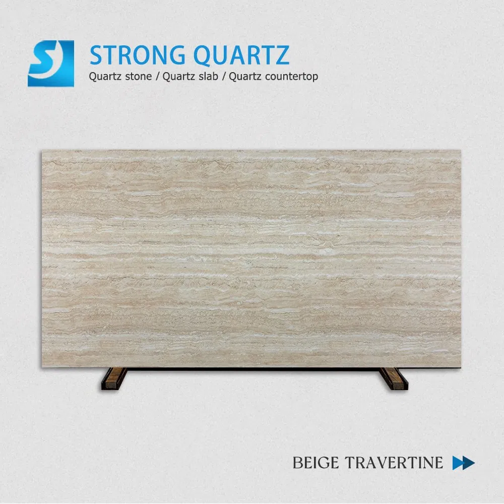 Elegant Printed Quartz Stone Inspired by Taj Mahal- Foshan