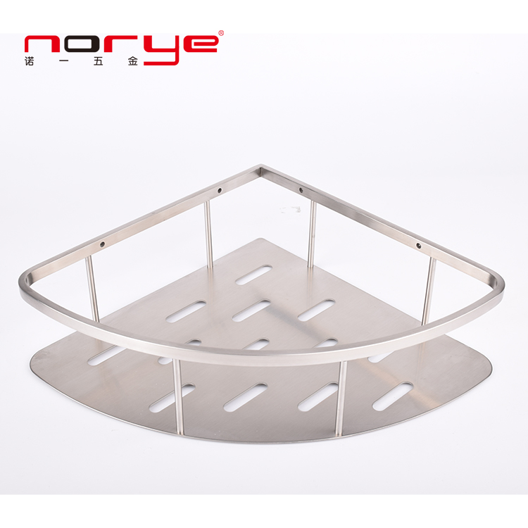 Угловая полка для ванной из нержавеющей стали