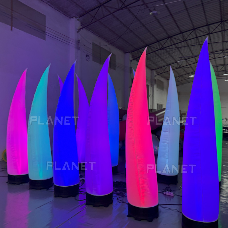 Customized Advertising Decorative Light Inflatable Pillar for Party