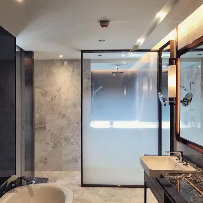 Customized Multi-Color Gradient Laminated Glass Screen Shower Room Sliding Door Guardrail Bathroom Kitchen Living Room