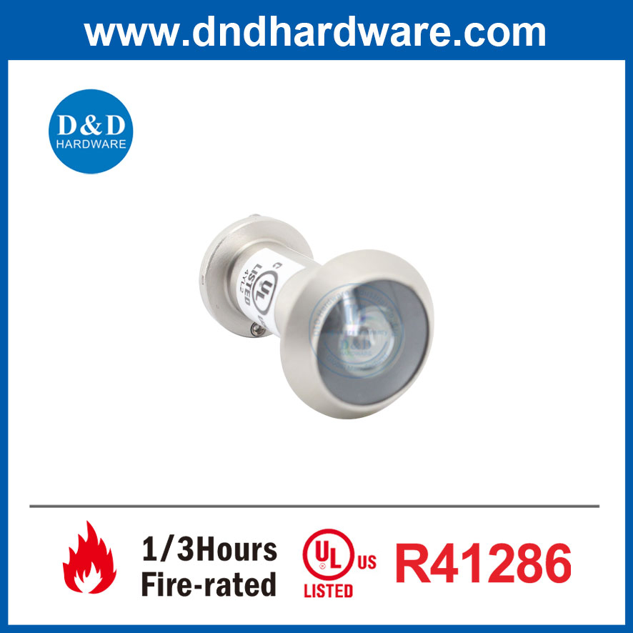 Home Hotel 180 Degree Peephole UL Fire Wide Angle Security Door Viewer