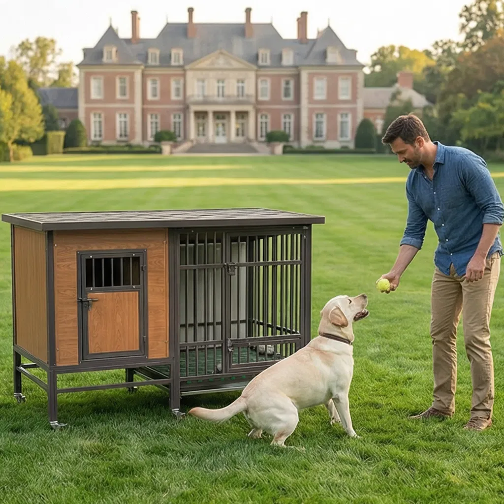 Hot Selling Source Factory Price Outdoor Wooden Pet House Waterproof and Windproof