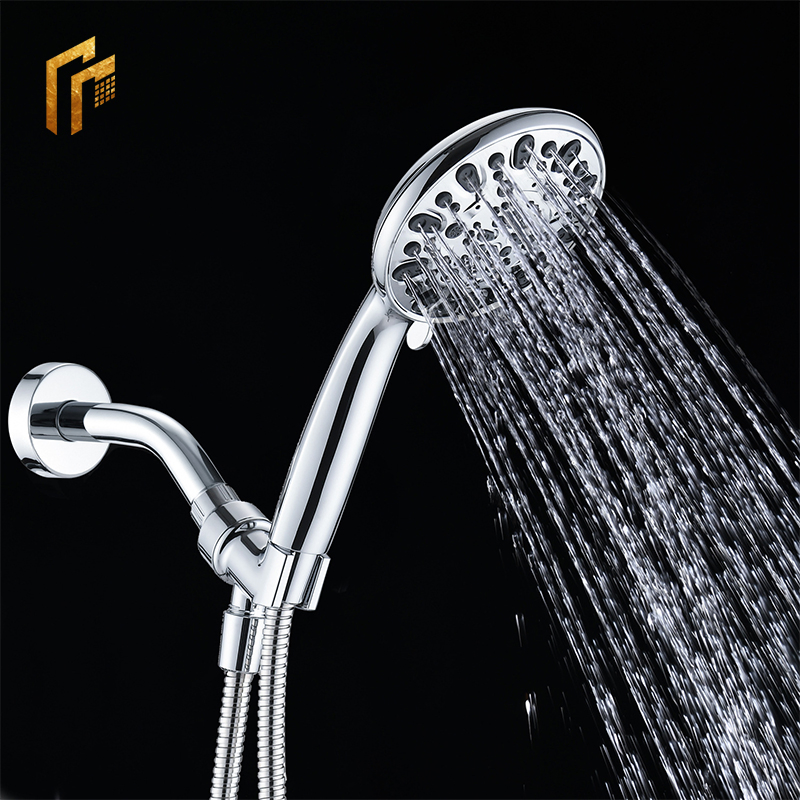 Shower Head with Handheld Head and Hose Combo with Valve