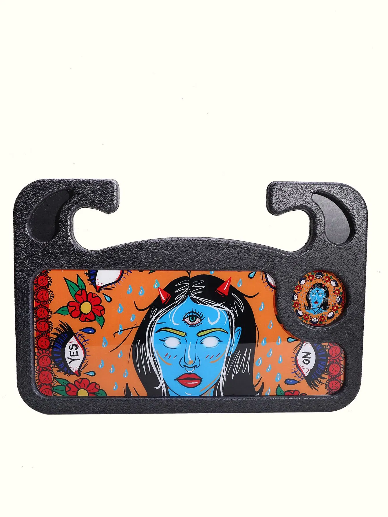 Free Mockup Mini Rolling Tray Factory Car Tray Smoking Accessories