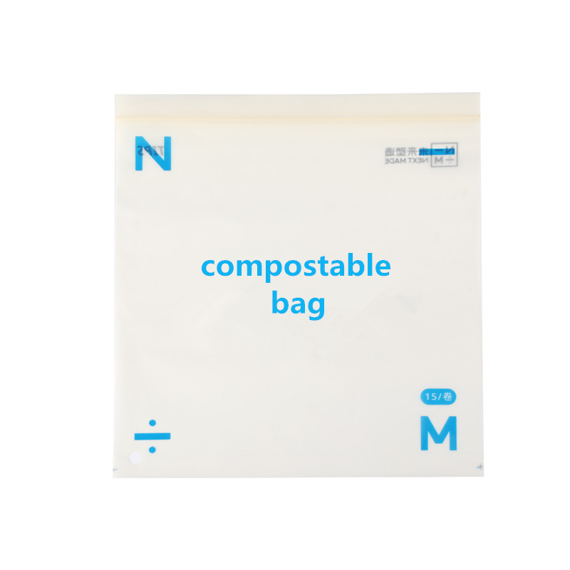 Corn Starch Compostable Biodegradble Food Use Ziplock Bag