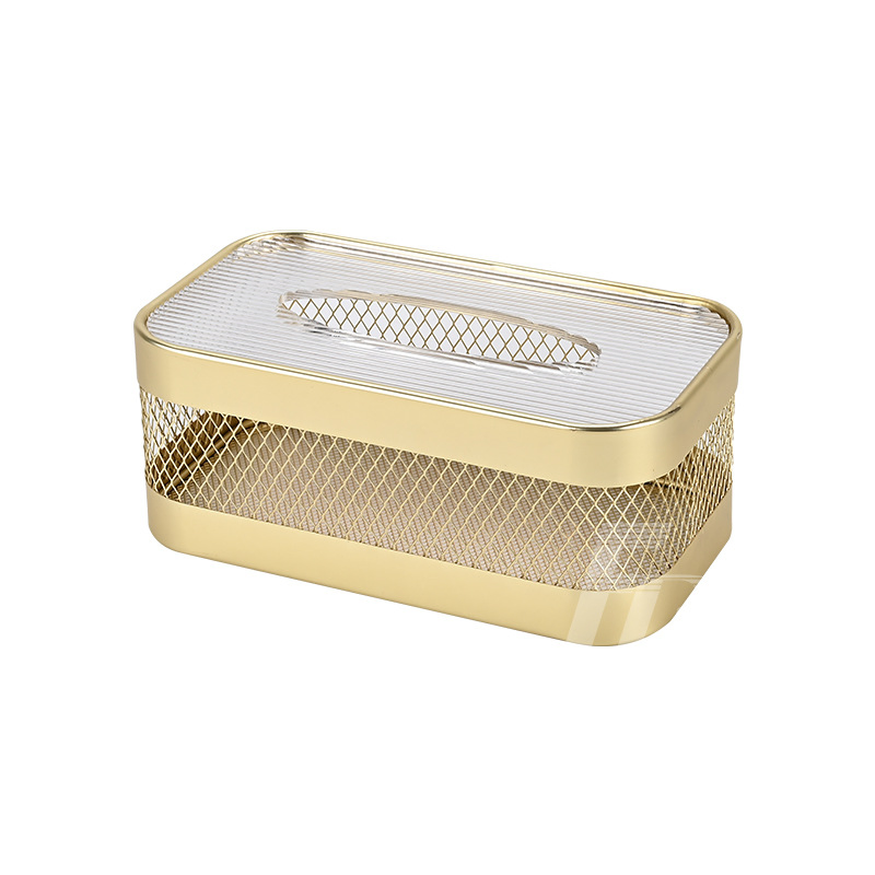 New Products Creative Metal Ornaments High-End Household Tissue Box